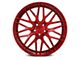 F1R F103 Candy Red Wheel; 18x9.5 (05-09 Mustang GT, V6)