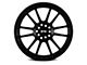 F1R F107 Gloss Black Wheel; 18x9.5 (05-09 Mustang GT, V6)