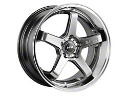 F1R FC5 Hyper Black Wheel; 18x8.5; 38mm Offset (05-09 Mustang GT, V6)