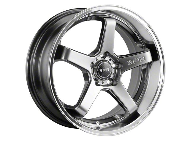 F1R FC5 Hyper Black Wheel; 18x8.5 (05-09 Mustang GT, V6)