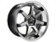 F1R FC7 Hyper Black Wheel; 18x9.5 (05-09 Mustang GT, V6)