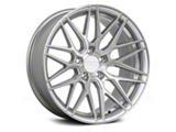 F1R F103 Brushed Silver Wheel; 18x9.5 (10-14 Mustang GT w/o Performance Pack, V6)