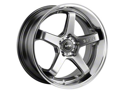 F1R FC5 Hyper Black Wheel; 18x8.5 (10-14 Mustang GT w/o Performance Pack, V6)