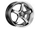 F1R FC5 Hyper Black Wheel; 18x8.5 (10-14 Mustang GT w/o Performance Pack, V6)