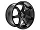 F1R FC7 Matte Black Wheel; 18x9.5 (10-14 Mustang GT w/o Performance Pack, V6)