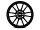 F1R F107 Gloss Black Wheel; 17x8 (94-98 Mustang)