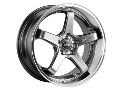 F1R FC5 Hyper Black Wheel; 18x9.5; 38mm Offset (94-98 Mustang)