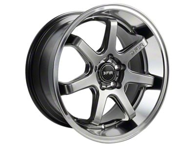 F1R FC7 Hyper Black Wheel; 18x8.5 (94-98 Mustang)