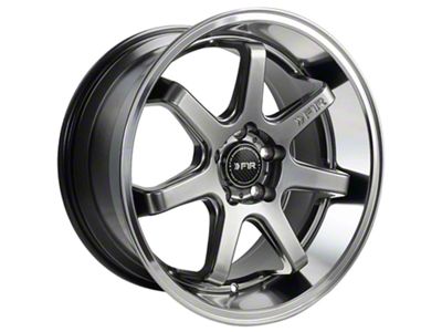 F1R FC7 Hyper Black Wheel; 18x9.5 (94-98 Mustang)