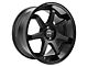 F1R FC7 Matte Black Wheel; 18x8.5 (94-98 Mustang)