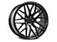 F1R F103 Gloss Black Wheel; Rear Only; 19x10 (99-04 Mustang)