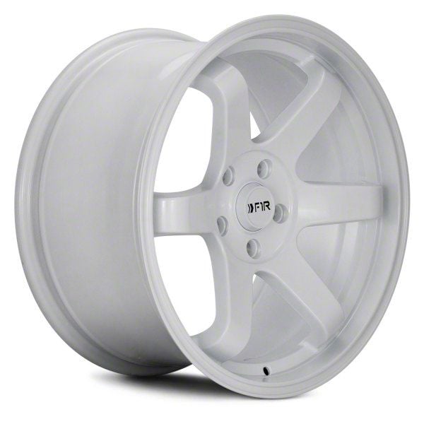 F1R Mustang F106 Matte White Wheel; 17x8; 35mm Offset F106178W35 (99-04  Mustang) - Free Shipping