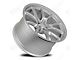 Factory Style Wheels Flow Forged Anniversary Style Satin Silver Wheel; Rear Only; 20x11 (06-10 RWD Charger)