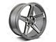 Factory Style Wheels Flow Forged Demon Style Gunmetal Wheel; Rear Only; 20x10.5 (06-10 RWD Charger)