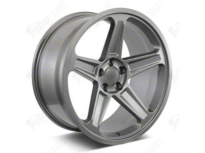 Factory Style Wheels Flow Forged Demon Style Gunmetal Wheel; Front Only; 20x9.5; 18mm Offset (06-10 RWD Charger)