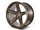 Factory Style Wheels Flow Forged Demon Style Matte Bronze Wheel; Rear Only; 20x10.5 (06-10 RWD Charger)