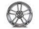 Factory Style Wheels Flow Forged HC2 Widebody Hellcat Style Crystal Grey Wheel; Front Only; 20x9.5 (06-10 RWD Charger)