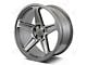 Factory Style Wheels Flow Forged Demon Style Gunmetal Wheel; Rear Only; 20x10.5 (08-23 RWD Challenger, Excluding Widebody)