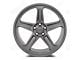 Factory Style Wheels Flow Forged Demon Style Gunmetal Wheel; Front Only; 20x9.5 (08-23 RWD Challenger, Excluding Widebody)