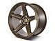 Factory Style Wheels Flow Forged Demon Style Matte Bronze Wheel; Rear Only; 20x10.5 (08-23 RWD Challenger, Excluding Widebody)