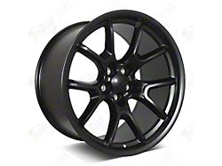 Factory Style Wheels Flow Forged Anniversary Style Satin Black Wheel; Front Only; 20x9.5 (11-23 RWD Charger, Excluding Widebody)