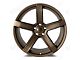 Factory Style Wheels Flow Forged HR2 Hellraiser Style Matte Bronze Wheel; Front Only; 20x9.5 (11-23 RWD Charger, Excluding Widebody)