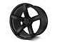 Factory Style Wheels Flow Forged HR2 Hellraiser Style Satin Black Wheel; Front Only; 20x9.5 (11-23 RWD Charger, Excluding Widebody)