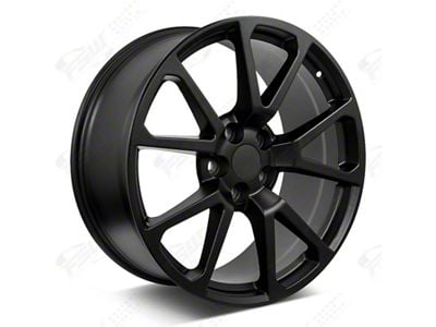 Factory Style Wheels V Style Satin Black Wheel; Front Only; 20x8.5; 35mm Offset (10-15 Camaro, Excluding ZL1)