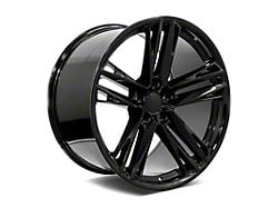 Factory Style Wheels ZL Split Style Gloss Black Wheel; 20x10; 23mm Offset (16-24 Camaro)