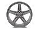 Factory Style Wheels Flow Forged Demon Style Gunmetal Wheel; Front Only; 20x9.5 (11-23 RWD Charger, Excluding Widebody)