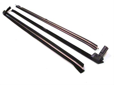 Inner and Outer Door Belt Weatherstrip Kit; Driver and Passenger Side (87-93 Mustang Convertible)