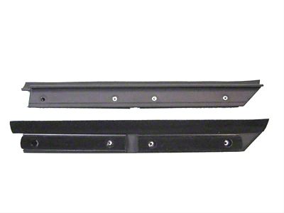 Outer Quarter Window Belt Weatherstrip Kit; Driver and Passenger Side (83-93 Mustang Convertible)