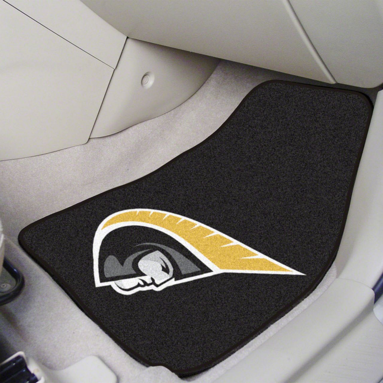 Camaro Carpet Front Floor Mats with Anderson South Carolina Logo; Black ...