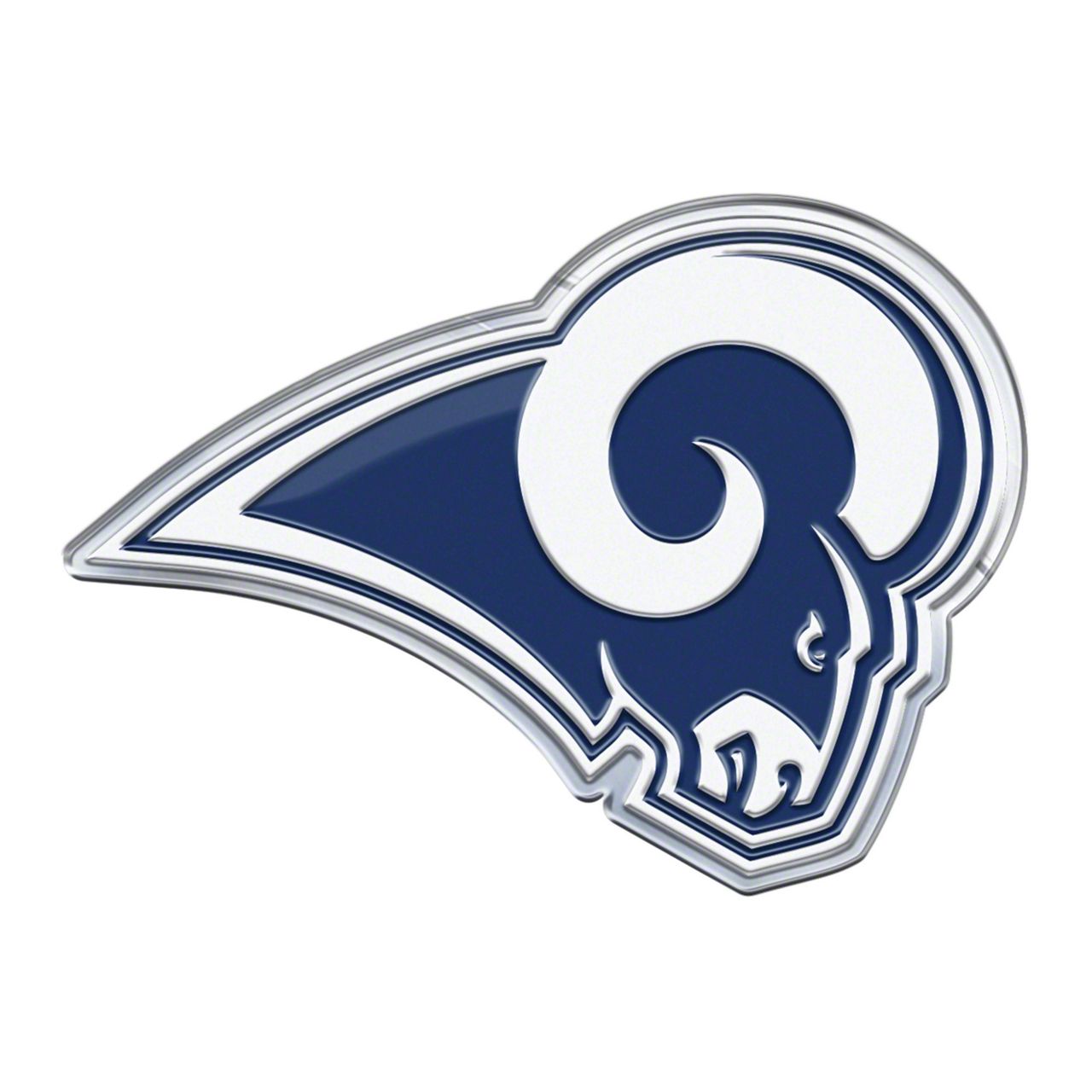 Camaro Los Angeles Rams Embossed Emblem; Blue (Universal; Some ...