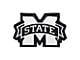 Mississippi State University Emblem; Chrome (Universal; Some Adaptation May Be Required)