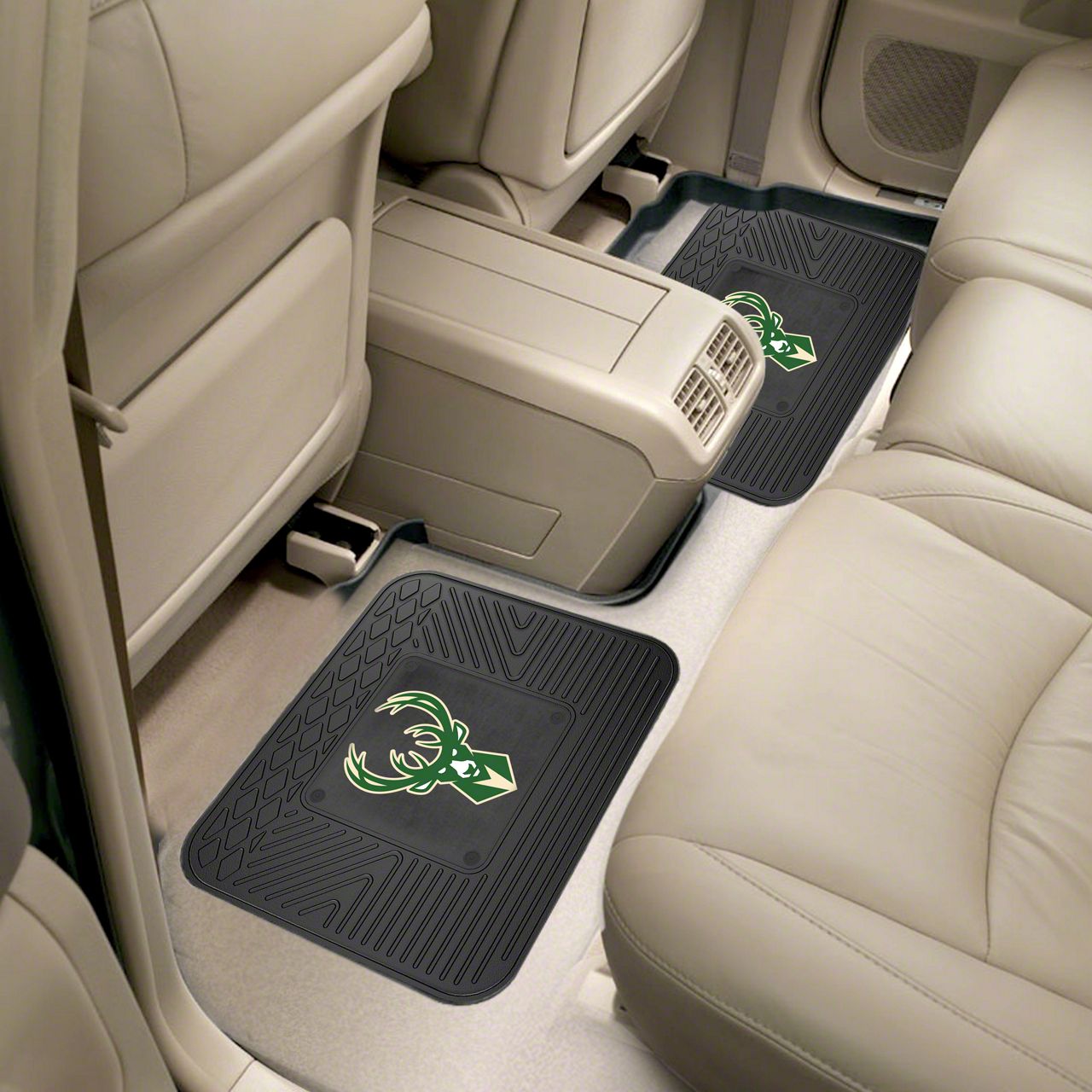 Camaro Molded Rear Floor Mats with Milwaukee Bucks Logo (Universal ...