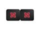 Molded Rear Floor Mats with University of Nebraska Logo (Universal; Some Adaptation May Be Required)