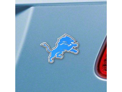 Detroit Lions Emblem; Blue (Universal; Some Adaptation May Be Required)