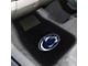 Embroidered Front Floor Mats with Penn State University Logo; Black (Universal; Some Adaptation May Be Required)