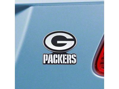 Green Bay Packers Emblem; Chrome (Universal; Some Adaptation May Be Required)