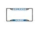 License Plate Frame with Orlando Magic Logo; Chrome (Universal; Some Adaptation May Be Required)