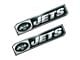 New York Jets Embossed Emblems; Green (Universal; Some Adaptation May Be Required)