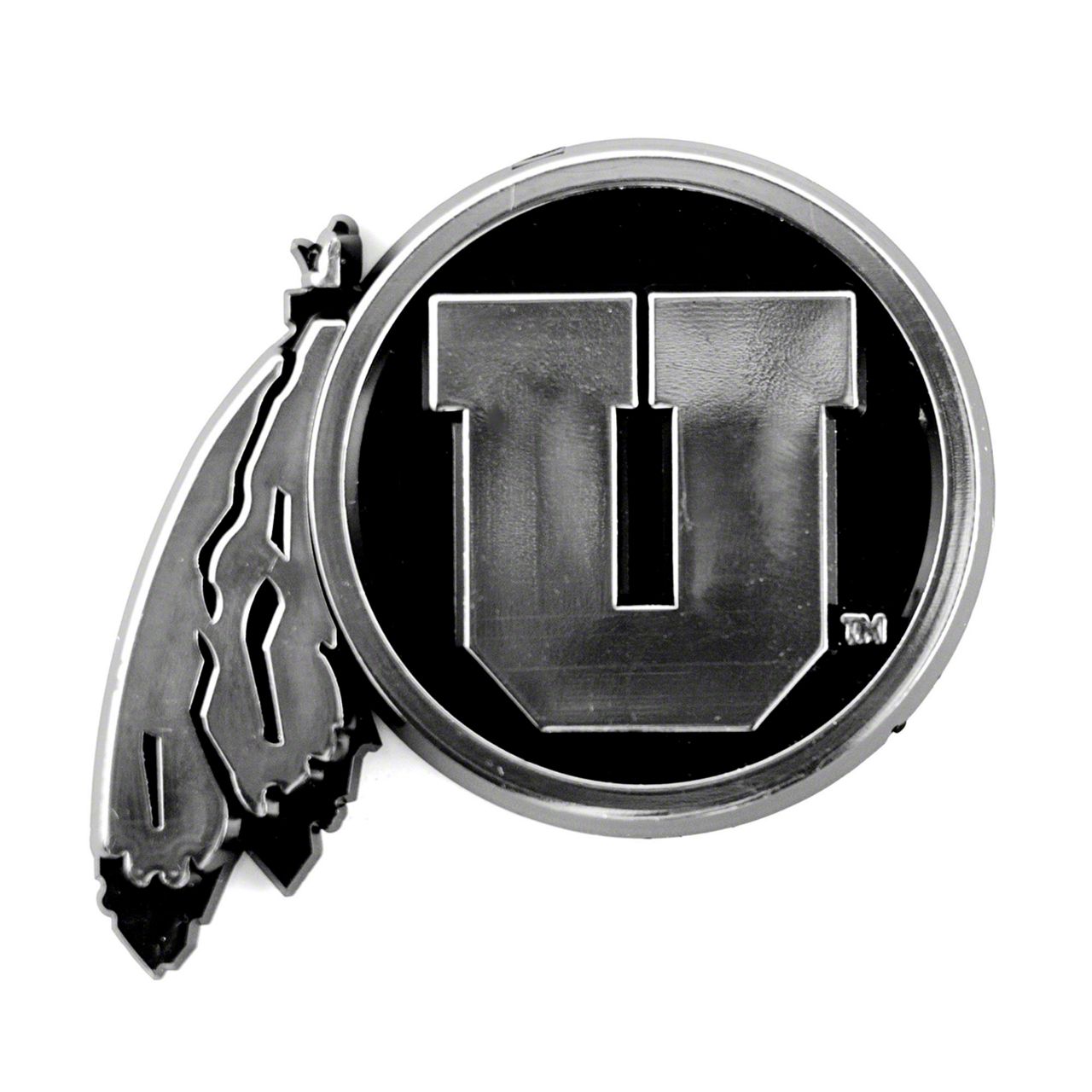 Challenger University of Utah Molded Emblem; Chrome (Universal; Some ...