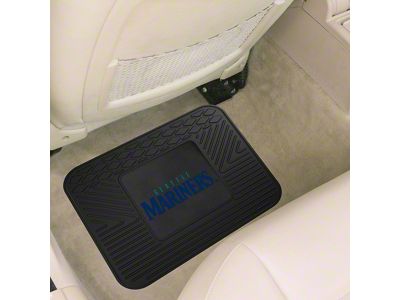 Utility Mat with Seattle Mariners Logo; Black (Universal; Some Adaptation May Be Required)