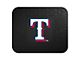 Utility Mat with Texas Rangers Logo; Black (Universal; Some Adaptation May Be Required)