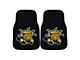 Carpet Front Floor Mats with Wichita State University Logo; Black (Universal; Some Adaptation May Be Required)