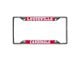 License Plate Frame with University of Louisville Logo; Chrome (Universal; Some Adaptation May Be Required)