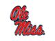 Ole Miss Emblem; Navy (Universal; Some Adaptation May Be Required)