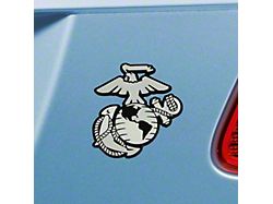 U.S. Marines Emblem; Chrome (Universal; Some Adaptation May Be Required)