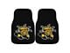 Carpet Front Floor Mats with Wichita State University Logo; Black (Universal; Some Adaptation May Be Required)
